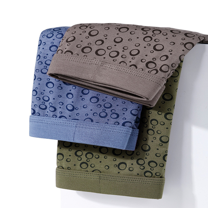 [Bloom the love] Marca picături de apă Lenjerie bărbați Boxer Homme Boxeri pentru bărbați Chiloți Bărbați Cuecas Masculina Mărime confortabilă L-3XL