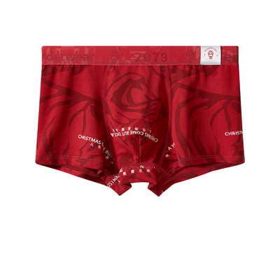 EXILIENS Μάρκα 2079 Red Boxer Ανδρικά Εσώρουχα Βαμβακερά Βερμούδα Ropa Εσωτερικά Ανδρικά Μπόξερ Cuecas Masculinas Man Calzoncillos L-3XL