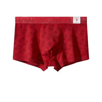 EXILIENS Μάρκα 2079 Red Boxer Ανδρικά Εσώρουχα Βαμβακερά Βερμούδα Ropa Εσωτερικά Ανδρικά Μπόξερ Cuecas Masculinas Man Calzoncillos L-3XL