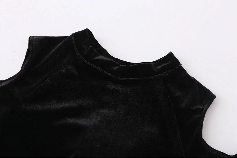 2017, toamnă, iarnă, elegant, catifea, subțire, sexy, body cu mâneci lungi, topuri pentru femei, cu gâtul O, salopetă dreaptă