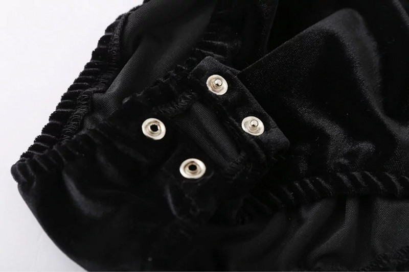 2017, toamnă, iarnă, elegant, catifea, subțire, sexy, body cu mâneci lungi, topuri pentru femei, cu gâtul O, salopetă dreaptă