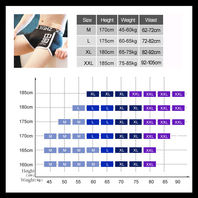 EXILIENS Νέα Ανδρικά Βαμβακερά Εσώρουχα Boxer Para Hombre Ανδρικά Μπόξερ ΚΙΝΑ Cuecas Masculina Μπόξερσορτ Ανδρικά εσώρουχα Homme Μέγεθος M-2XL