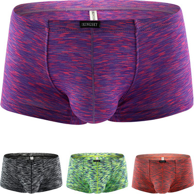 Boxer obraznic pentru bărbați, lenjerie de corp sexy cu mini obraz, cu talie joasă, spate brazilian, sub chiloți pentru bărbați