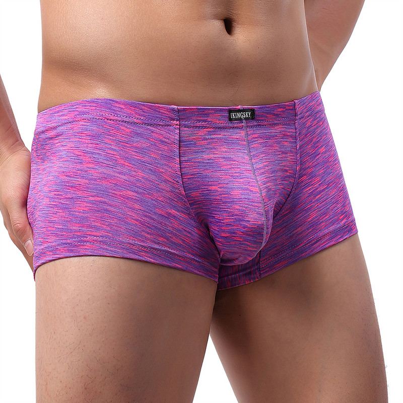 Boxer obraznic pentru bărbați, lenjerie de corp sexy cu mini obraz, cu talie joasă, spate brazilian, sub chiloți pentru bărbați