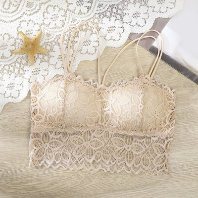 Γυναικεία Εσώρουχα Γυναικεία Σέξι Φορώντας γιλέκο Pad Intimates Αθλητικό Σουτιέν Δαντέλα Push Up Brassiere Γυναικεία εσώρουχα χωρίς ραφή Σέξι κορσέ YJ