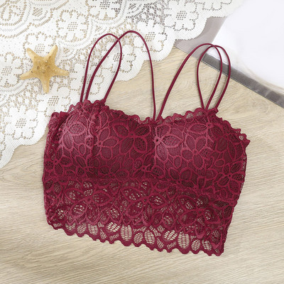 Γυναικεία Εσώρουχα Γυναικεία Σέξι Φορώντας γιλέκο Pad Intimates Αθλητικό Σουτιέν Δαντέλα Push Up Brassiere Γυναικεία εσώρουχα χωρίς ραφή Σέξι κορσέ YJ