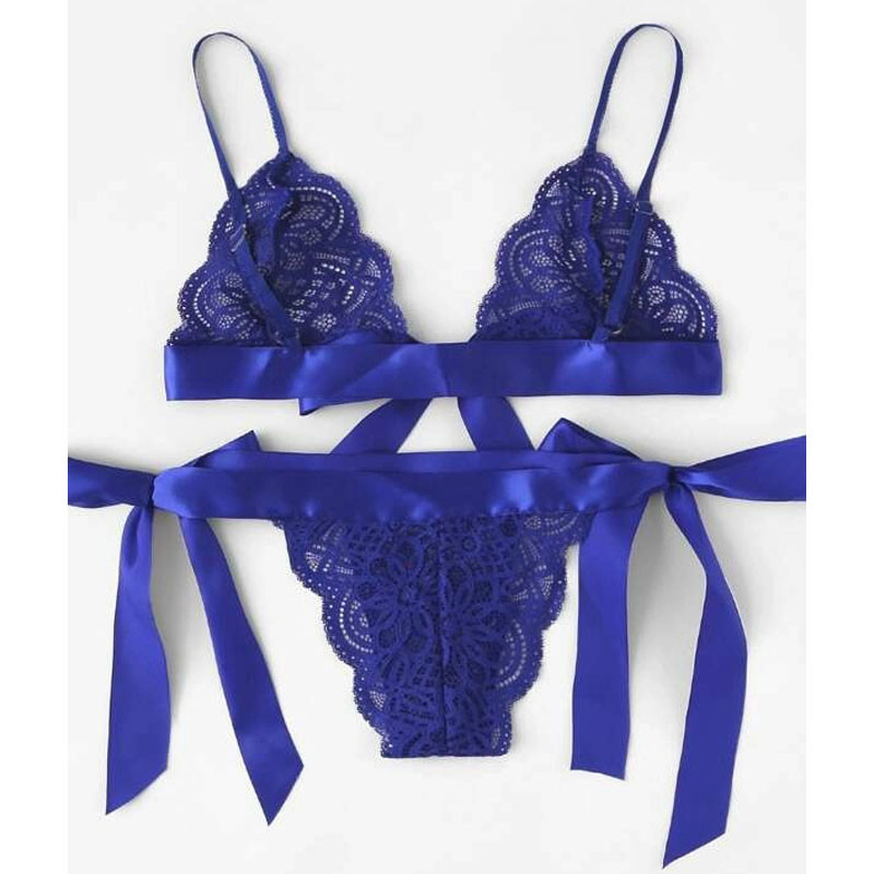 Moda Nouă Sexy Culoare Solidă Fundă goală Costum de lenjerie sexy Europa și America Lenjerie pentru femei Negru Albastru Verde închis Roșu Alb