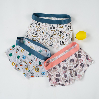 Chiloți bărbați 3 buc Lenjerie de gheață din mătase Boxer fără urmă, imprimare cu personalitate la modă, ultra-subțire, respirabilă, vânzare