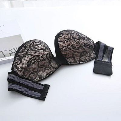 Sanderala seksikas naiste õmblusteta aluspesu Olkaimeta rinnahoidja pulmakleit Push Up pits nähtamatu seljata pesu