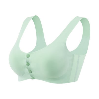 Lepeza·Slatki grudnjak za dojenje s prednjim gumbima Žensko donje rublje Prozračni bešavni grudnjak Push up grudnjak Bežični bikini donjeg rublja