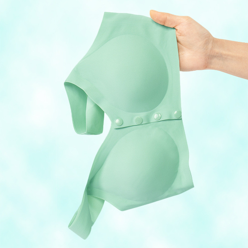 Fan·Sweet Front Button rinnahoidja naiste aluspesu hingav õmblusteta BraletteVest Push Up rinnahoidja juhtmevaba pesu bikiinid