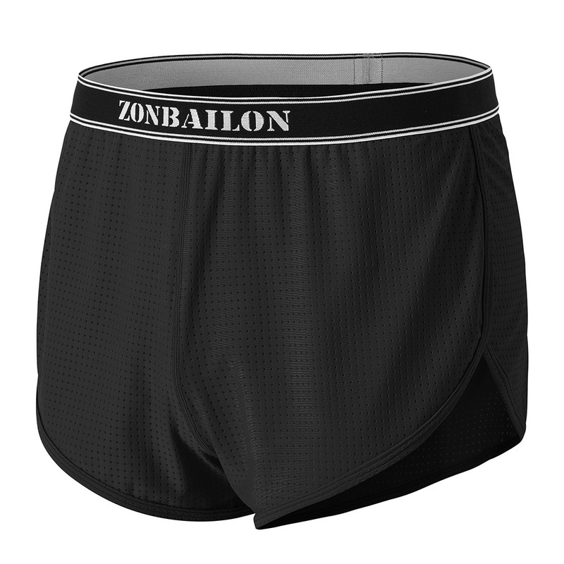 Zonbailon novo muško boksersko donje rublje SexyFull Covering Hip with low strune Short gaćice Stilske bokserice s podijeljenim rubljem