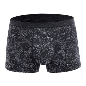 ANDERSON TALISCA Brand New Leaves Underwear Men Boxer Healthy Para Hombre Man Penis Mens Boxers Masculina Boxershorts Размер L-3XL