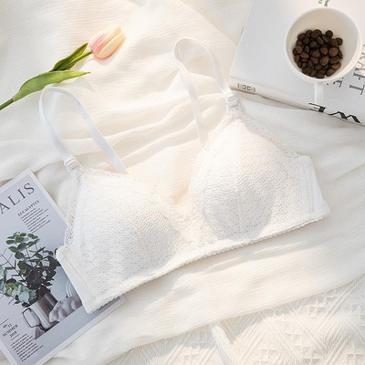 Tüdrukute juhtmevaba rinnahoidja, õhuke juhtmevaba aluspesu, väike rindkere kogutud reguleerimistüüp, longusvastane stereotüüpne rinnahoidja suures suuruses pesu