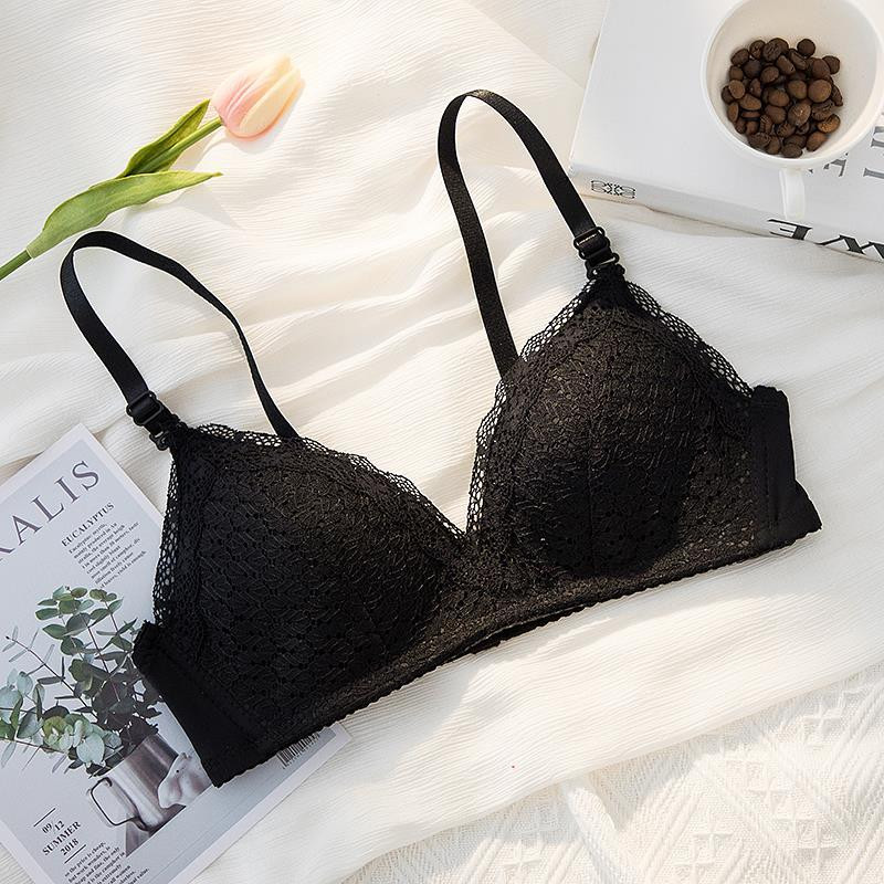 Tüdrukute juhtmevaba rinnahoidja, õhuke juhtmevaba aluspesu, väike rindkere kogutud reguleerimistüüp, longusvastane stereotüüpne rinnahoidja suures suuruses pesu