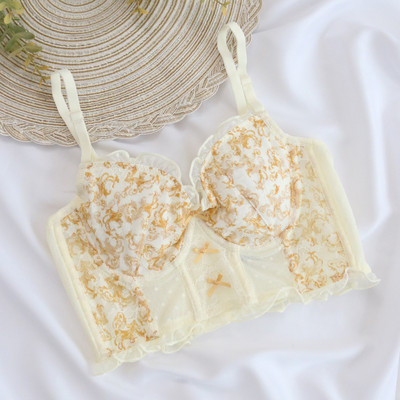 Mulberry siidivoodriga 3/4 tassi rinnahoidjad naistele õhukesed reguleeritavad tüübid mustad seksikas pitsist bralette igapäevaseks kandmiseks mõeldud juhtmevaba push-up rinnahoidja