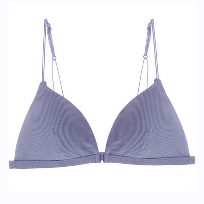 Seksikas prantsuse puuvillane juhtmevaba rinnahoidja, pehme, õhuke kolmnurkne kauss, esikinnitusega seljata suvine naiste aluspesu, Bralettle 2020