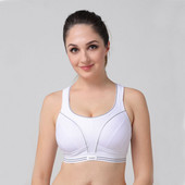 Sanderala Sexy Femei Confortabilă Cupă Suport maxim Sutien activ Respirabil Lenjerie de fitness solidă, rezistentă la șoc, mărime mare