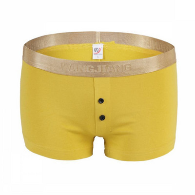 2017. aasta uus stiil WJ brändi aluspesu meeste seksikad bokserid puuvillane nööp mugav puuvillane lamenurkne massiivne aluspesu