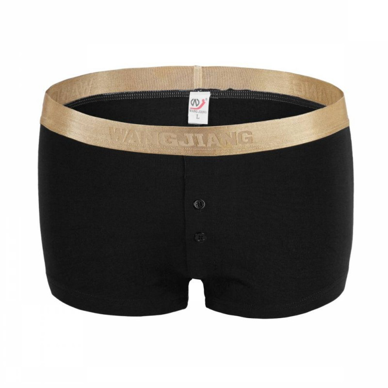 2017. aasta uus stiil WJ brändi aluspesu meeste seksikad bokserid puuvillane nööp mugav puuvillane lamenurkne massiivne aluspesu