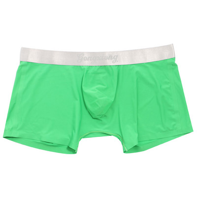 Bărbați Sexy Bărbați Pantaloni din mătase de gheață Lenjerie de corp Transparentă, netedă, respirabilă, Boxer, fără sudură