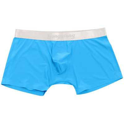 Bărbați Sexy Bărbați Pantaloni din mătase de gheață Lenjerie de corp Transparentă, netedă, respirabilă, Boxer, fără sudură