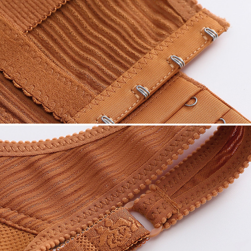 Памучна сутиен сутиен с тънка чашка Дамски сутиен с пуш-ап сутиени с голям размер Безшевно дишащо събирано бельо Възрастна майка Сутиен без джанти