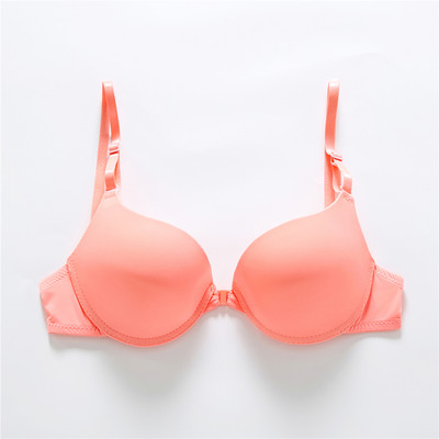 ABC Cup Γυναικεία Εσώρουχα Νέα Μόδα Σέξι Απλό Σουτιέν με Κουμπί Μπροστινό Κουμπί Καραμέλα Σουτιέν Εσώρουχα Bralette