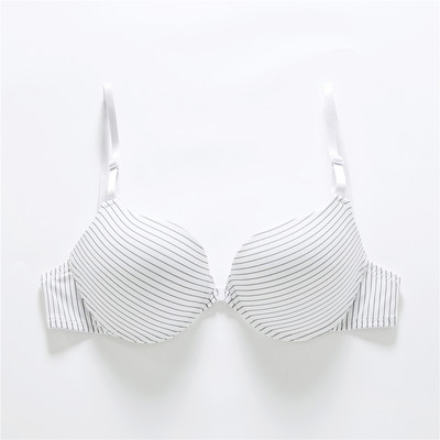 ABC Cup Γυναικεία Εσώρουχα Νέα Μόδα Σέξι Απλό Σουτιέν με Κουμπί Μπροστινό Κουμπί Καραμέλα Σουτιέν Εσώρουχα Bralette