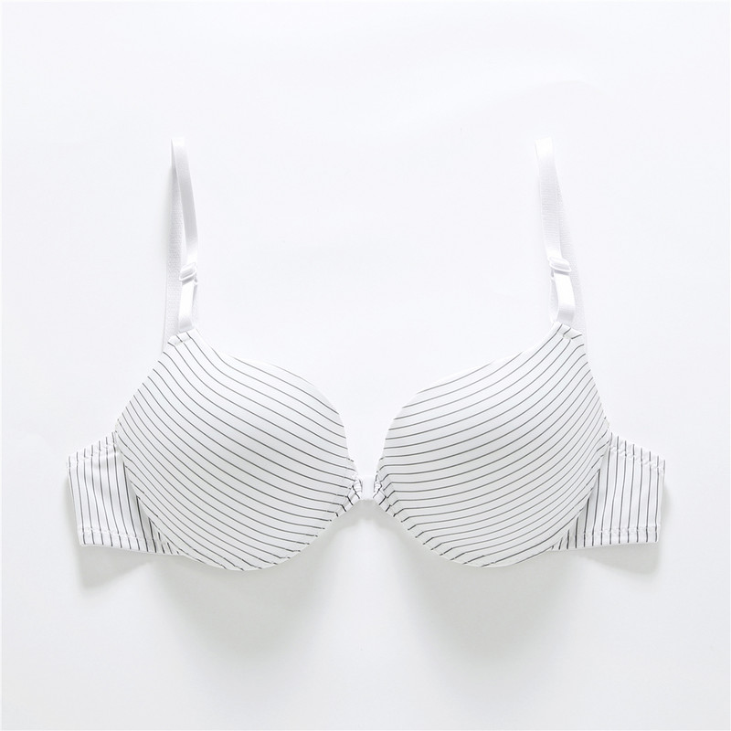 ABC Cup Γυναικεία Εσώρουχα Νέα Μόδα Σέξι Απλό Σουτιέν με Κουμπί Μπροστινό Κουμπί Καραμέλα Σουτιέν Εσώρουχα Bralette