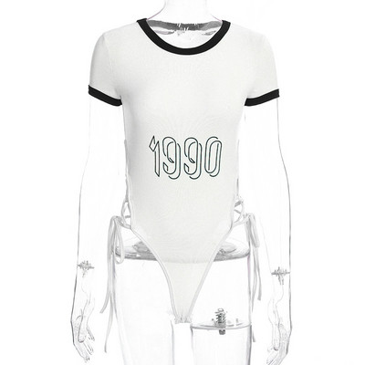 Body sexy cu mâneci scurte Top femei Toamna Bodycon Combi scurt pentru femeie cu decolteu în V Body negru pentru femei de vară dintr-o singură piesă