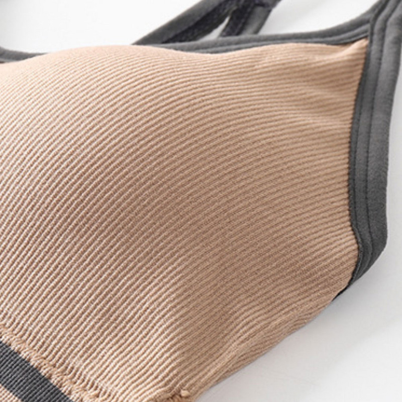 Γυναικεία Tank Crop Top Αθλητικό Σουτιέν Καμισόλα Εσώρουχα Fitness Top Seamless Yoga σουτιέν Ασύρματο Bralette Push Up σουτιέν