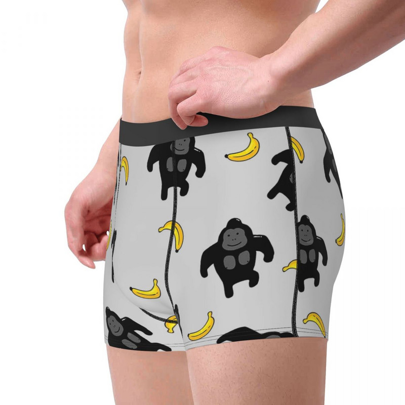 Gorilla Bananas Creative Design Σώβρακο Βαμβακερό εσώρουχο Ανδρικά εσώρουχα Σέξι σορτς μποξεράκι