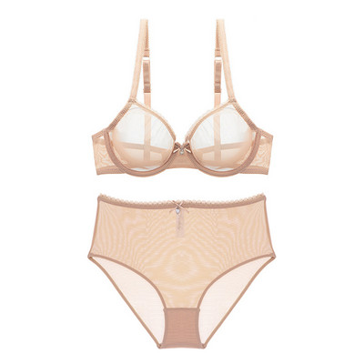 Varsbaby σέξι διαφανή εσώρουχα Διαφανή ψηλόμεση σλιπ από νήματα σουτιέν και εσώρουχο συν μεγέθη