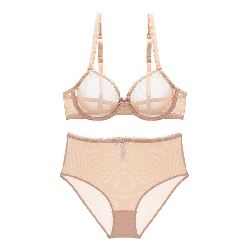 Varsbaby σέξι διαφανή εσώρουχα Διαφανή ψηλόμεση σλιπ από νήματα σουτιέν και εσώρουχο συν μεγέθη