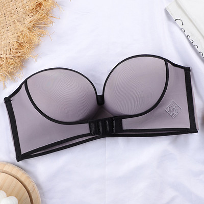 Eeskinnitusega Seksikas Push Up rinnahoidja Uued värvid Naiste nähtamatu rinnahoidja aluspesu ilma traadita naiste rinnahoidja Olkaimeta õmblusteta bralette