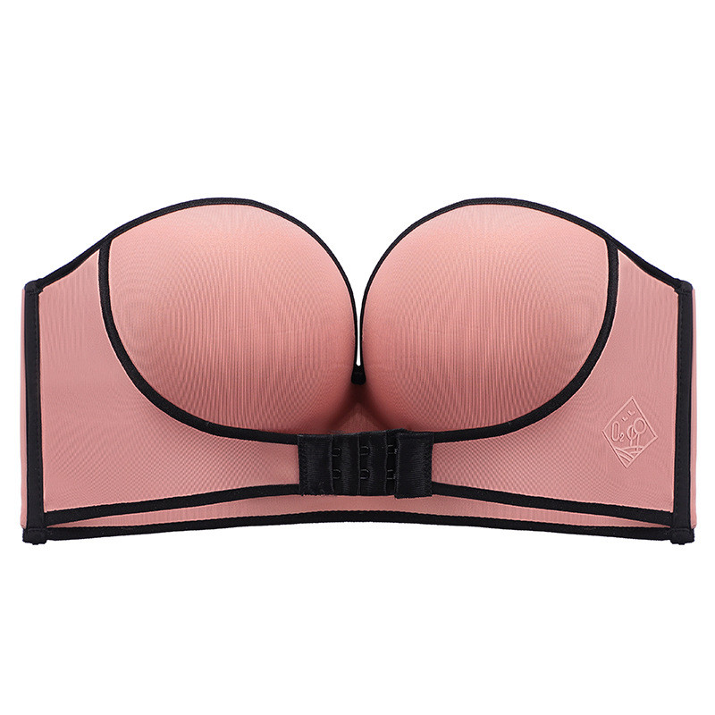 Eeskinnitusega Seksikas Push Up rinnahoidja Uued värvid Naiste nähtamatu rinnahoidja aluspesu ilma traadita naiste rinnahoidja Olkaimeta õmblusteta bralette