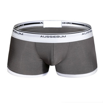 AUSSIEBUM jockstrap бански мъжки мъжки боксер е нов код база изпъкнало бельо бельо мъжки спорт дишащ боксер еластичен