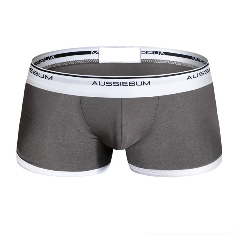 AUSSIEBUM kupaći kostimi s trakama za muškarce muške boksačice nova je kodna baza konveksno donje rublje donje rublje muške sportske prozračne boksačice elastične