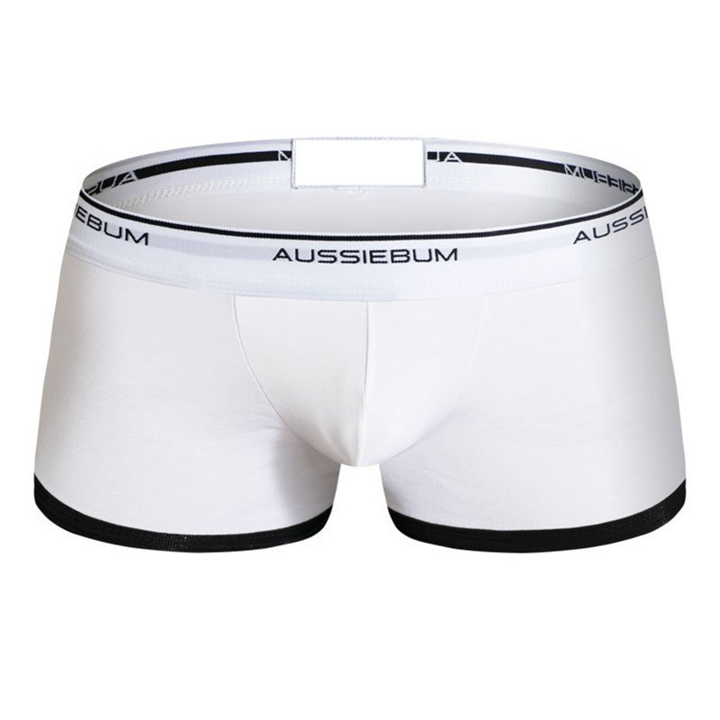 AUSSIEBUM kupaći kostimi s trakama za muškarce muške boksačice nova je kodna baza konveksno donje rublje donje rublje muške sportske prozračne boksačice elastične