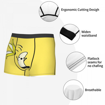 Bananas Creative Design Let\'s Go Naked With My Banana Pants Breathbale Panties Мъжко бельо Къси панталони Боксери