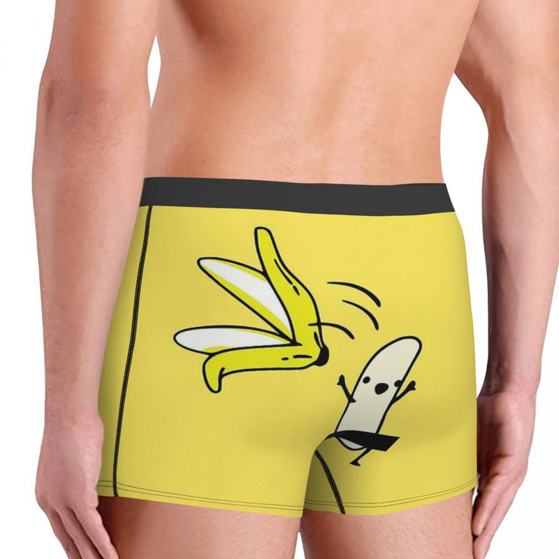 Δημιουργικό σχέδιο με μπανάνες Let's Go Naked With My Banana σώβρακο Breathbale εσώρουχα Ανδρικά εσώρουχα στάμπα Σορτς μποξερ