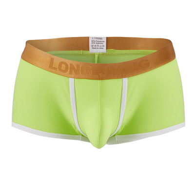 Mesh Solid Plus Size Boxeri Slip Lenjerie sexy Lenjerie de corp Pantaloni Tip separat Chiloți Boxeri Boxeri pentru bărbați Lenjerie de corp Bumbac