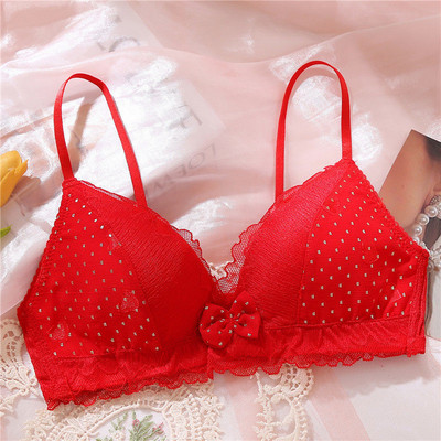 Seksi donje rublje Grudnjak veće veličine Seksi donje rublje s bralette Ženski push up čipkasti grudnjak Ženski grudnjak bez čeličnog prstena Crni grudnjaci Crop Top