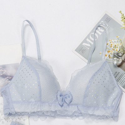 Seksi donje rublje Grudnjak veće veličine Seksi donje rublje s bralette Ženski push up čipkasti grudnjak Ženski grudnjak bez čeličnog prstena Crni grudnjaci Crop Top