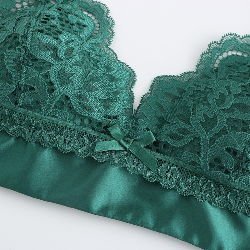 Seksi donje rublje za žene, bežični grudnjak s trokutastom košaricom, udoban komplet grudnjaka i gaćica