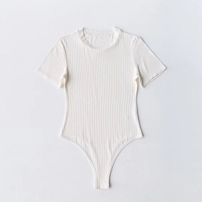 4 culori Vintage retro clasic sexy body blue baby salopetă tricotată cu mânecă scurtă și moale