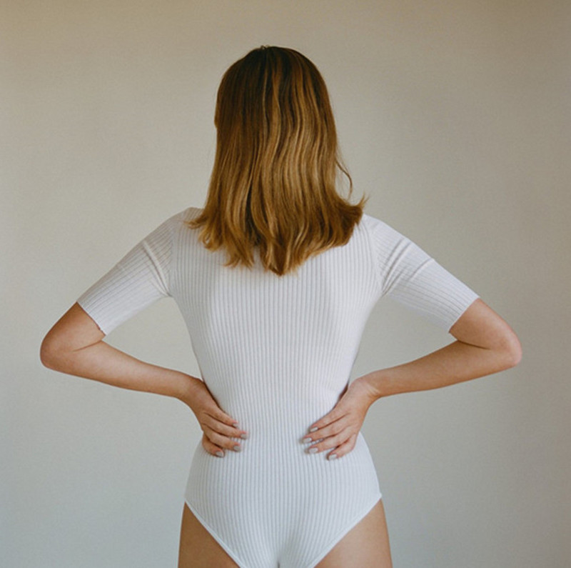 4 culori Vintage retro clasic sexy body blue baby salopetă tricotată cu mânecă scurtă și moale