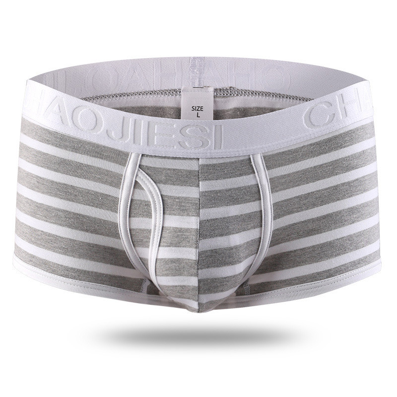 ANDERSON TALISCA Lenjerie de corp din bumbac cu dungi Bărbați Boxer Para Hombre Penis Boxeri pentru bărbați Calzoncillos Cuecas Masculinas Mărimea L-3XL