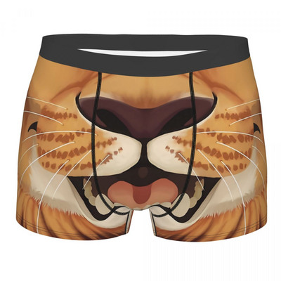 Masculin Lion Maw Cartoon Mouth Chiloți Homme Chiloți Lenjerie de corp pentru bărbați Pantaloni scurti confortabili Boxer
